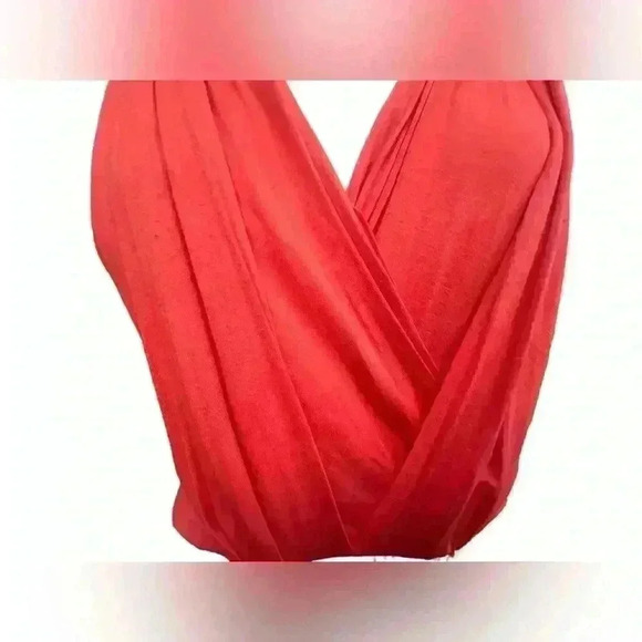 Gorgeous Sleeveless Maxi Dress in Coral and Paisley - Picture 4 of 14